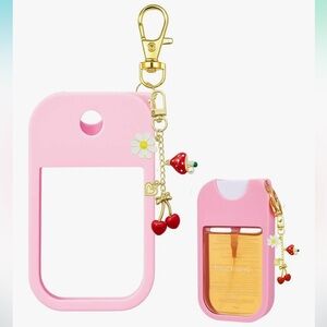 🆕 Hand Sanitizer Spray Case with Keychain,
Compatible with Touchland & glow mist